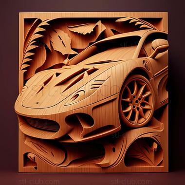 3D модель Ferrari F430 (STL)